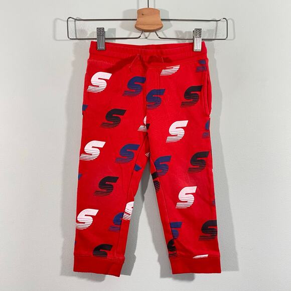 Stella McCartney Red Graphics Logo Pull On Sweatpants Size 4YO - Picture 1 of 5